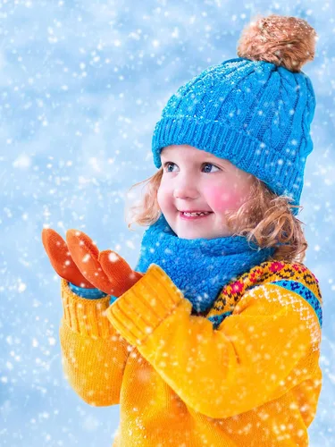 Miniatura 5 de Boao 12 pares de guantes de invierno para niños pequeños, guantes de punto para niños, guantes mágicos cálidos para niños y niñas, suministros