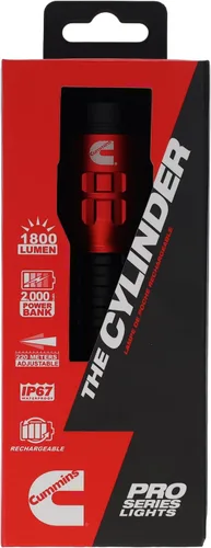 Miniatura 3 de Cummins CMN35361 Pro Series Cilindro P50 LED linterna recargable 1800 lúmenes LED múltiples modos de luz más banco de energía