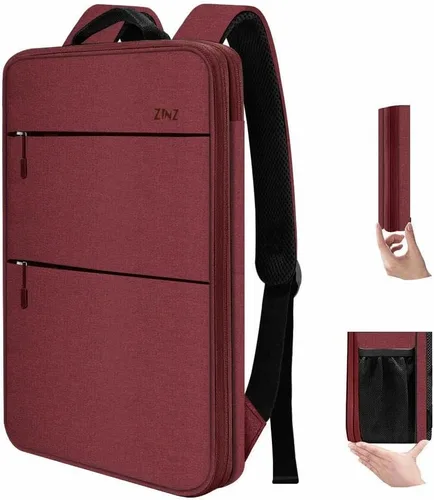 Miniatura 8 de ZINZ Mochila delgada y expandible para laptop con funda de 15, 15.6 y 16 pulgadas, bolsa resistente a derrames para notebooks, estuche