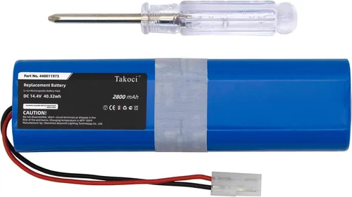 Batería de repuesto para aspiradora robot Hoover Rogue serie 970 compatible con el número de pieza BH70970 440011973 Batería de iones de litio