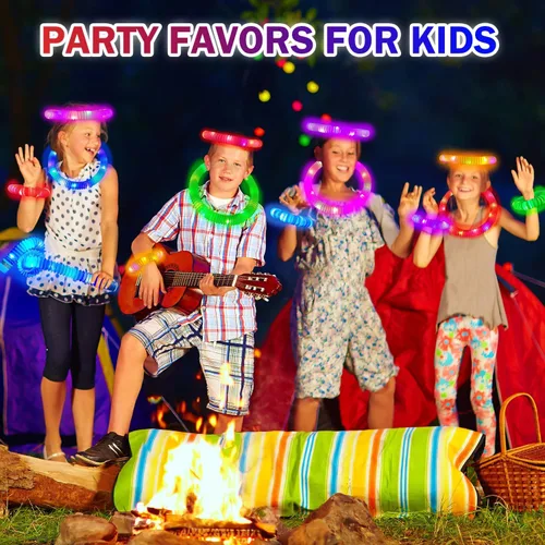 Miniatura 2 de Bastones luminosos para fiestas de 18 unidades, suministros de regalo para niños, juguetes esenciales de campamento, regalos para niños, tubos