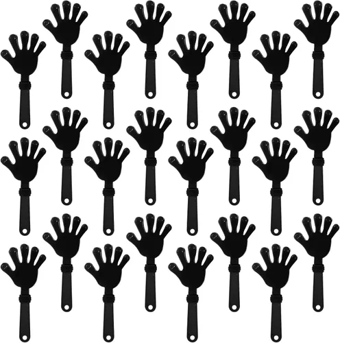 Miniatura 13 de 24 pinzas de mano color azul rey de 7.5 pulgadas para hacer ruido, regalos de fiesta, aplausos de plástico, eventos deportivos, pelota de animación