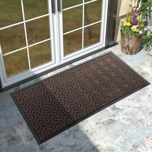 Miniatura 97 de Yimobra Alfombra para Puerta Delantera Exterior Entrada 29.5x17, Impermeable Resistente Alfombras Exteriores para Puerta Delantera, Alfombra