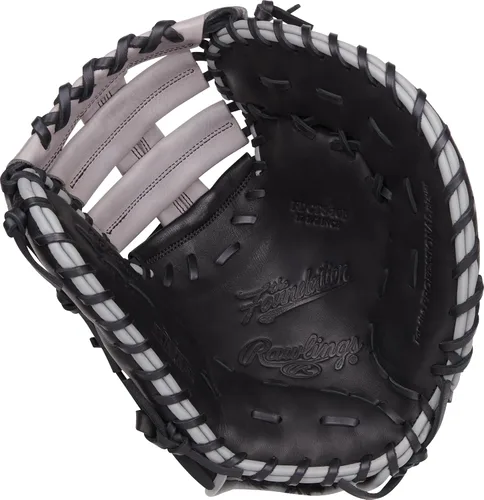 Miniatura 3 de Rawlings Guante de béisbol Foundation Series Aaron Judge Collaboration Varios tamaños Negro Web de doble barra de poste único