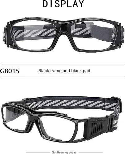 Miniatura 3 de SooGree Sports Goggles Racquetball Glassess Basketball Football Soccer Goggles for Men & Women Adjustable Strap