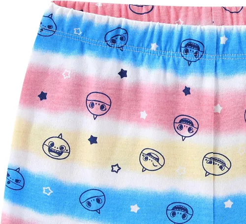 Miniatura 7 de Nickelodeon Baby Shark - Conjunto de camiseta, camiseta sin mangas y pantalones cortos para bebés y niños pequeños, rosa, azul o multicolor