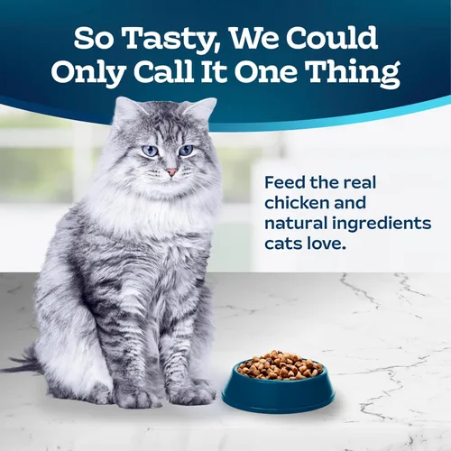 Miniatura 3 de Blue Buffalo Tastefuls Weight & Hairball Control Alimento seco natural para gatos adultos, bolsa resellable de 3 libras