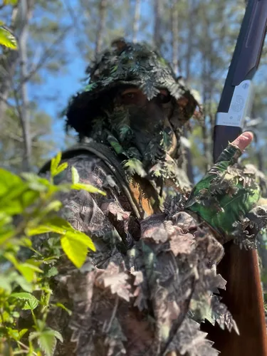 Miniatura 10 de QuikCamo Realtree & Mossy Oak 3D Leafy Camo - Sombrero de cubo para hombres, ciervos, patos y pavos (totalmente ajustable OSFM)