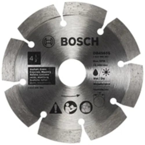 Miniatura 11 de BOSCH DB1241S Hoja de diamante de borde segmentado estándar de 12 pulgadas con eje de 1 pulgada para aplicaciones universales de corte tosco