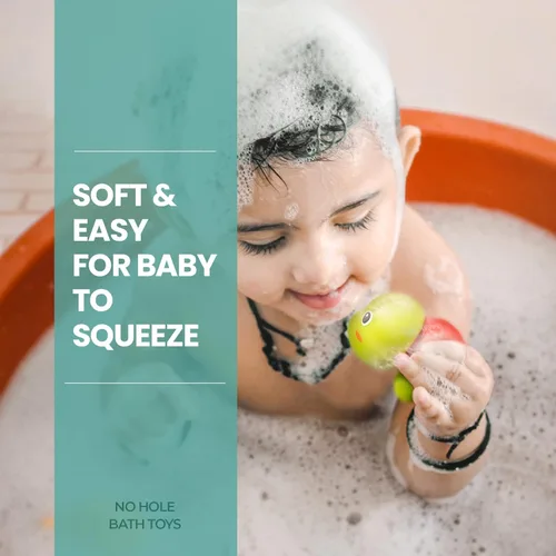 Miniatura 4 de Hely Cancy Juguetes de baño para bebés de 18 meses, juguetes de bañera de animales sin agujeros, juguetes de bañera para bebés