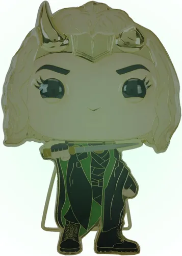 Miniatura 4 de Funko Pop! Pin Marvel - Loki, Sylvie con Cape Glow in the Dark