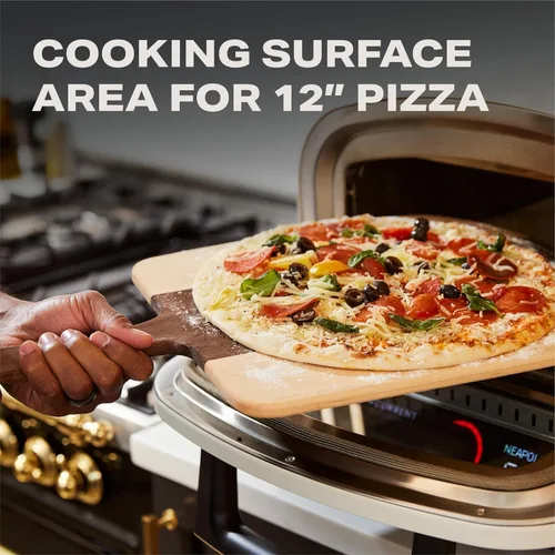 Miniatura 5 de Current® Horno eléctrico inteligente Model P para pizza, 12 pulgadas, 850 °F máximo, 5 modos de cocción, conectividad de aplicación para monitoreo