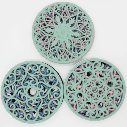 Miniatura 9 de Smitchraft - Salvamanteles de silicona para platos calientes, ollas y sartenes, almohadillas calientes multiusos, encimeras de cuarzo de cocina, E