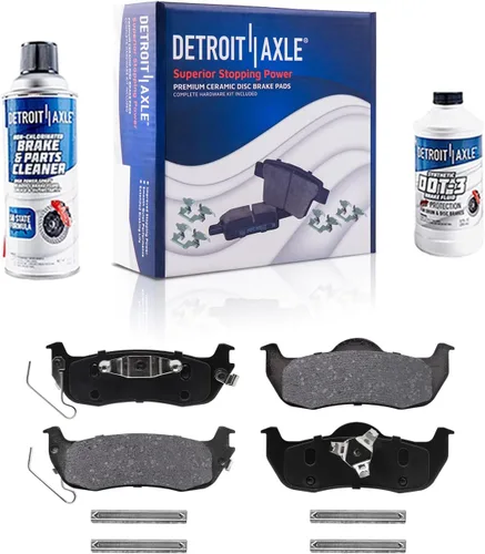 Miniatura 19 de Detroit Axle - Zapatas de freno traseras para Dodge Ram 1500 Buick Century LeSabre Roadmaster Cadillac Brougham Fleetwood DeVille Chevrolet Caprice