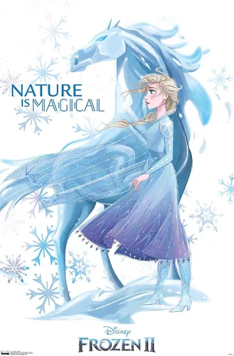 Miniatura 9 de Trends International Disney Frozen 2 - Póster de pared Nokk, 22.375 x 34 pulgadas, paquete de póster y clip