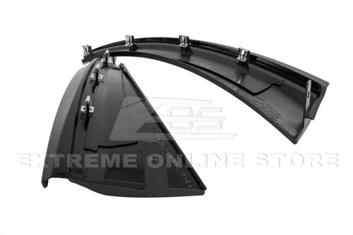 Miniatura 7 de Reemplazo para todos los modelos Chevrolet Corvette C7 2014-2019 GM Factory XL - Par de protectores contra salpicaduras laterales traseros