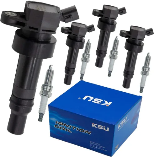 Miniatura 8 de Paquete de bobina KSU compatible con Hyundai Kia Rio Soul Accent Veloster Attitude 1.6L l4 solamente (no es compatible con turbo) 273012B100 UF652