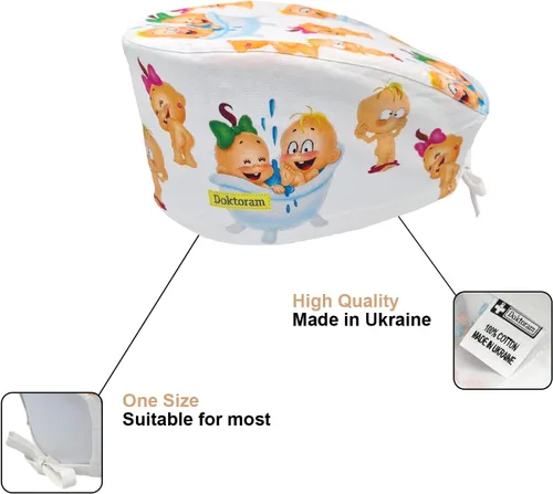 Miniatura 108 de Print Scrub Caps - Sombrero perfecto para enfermeras, médicos y EMTs..