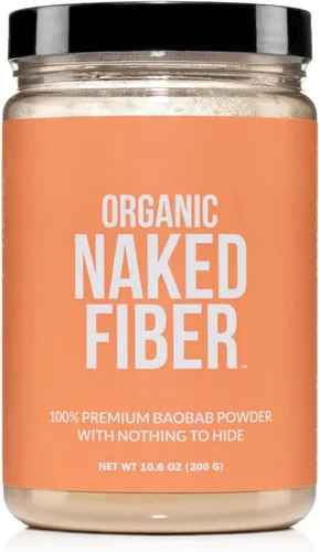 NAKED Suplemento de fibra orgánica de fibra en polvo Baobab