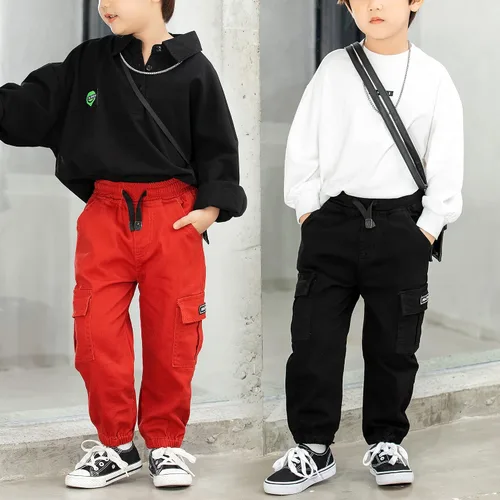 Miniatura 7 de MINI PANDA Pantalones para niños pequeños, paquete de 2 pantalones de meter