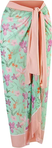 Miniatura 2 de Traje de baño de una pieza para mujer con traje de baño estampado, falda larga, traje de baño ajustado de verano