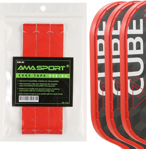 Miniatura 33 de PICKLETECH Cinta de protección de pala de pickleball – Protector de borde de cabeza de paleta – Cinta de protección de borde de raqueta ajuste