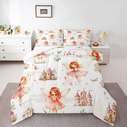 Miniatura 11 de Feelyou Juego de edredón con estampado de elefante étnico para niñas y niños, edredón de elefante, estilo bohemio exótico, juego de ropa de cama