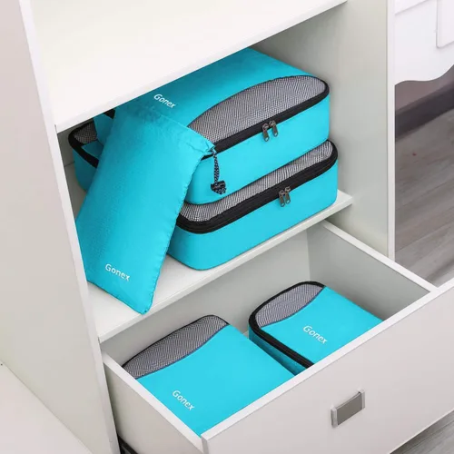 Miniatura 4 de Gonex Packing Cubes for suitcase, 9 Set Lightweight Travel Luggage Packing Organizers with Laundry Bags Travel Essentials Travel Bags for Carry on