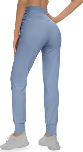 Miniatura 2 de TARSE Pantalones deportivos para mujer con bolsillos y cordón para correr
