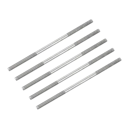 Miniatura 26 de METALLIXITY Tornillos de doble extremo (rosca M8, longitud 80 mm) 5 piezas, pernos de varilla roscada doble de acero inoxidable 304