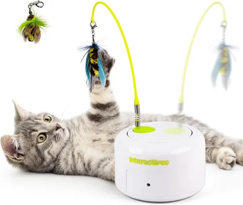 Miniatura 11 de ALL FOR PAWS 6-Pack Butterfly Refills for Interactive Cat Toy, Replacement Butterflies for Automatic Cat Spinner Toy, Durable Self-Play Butterfly