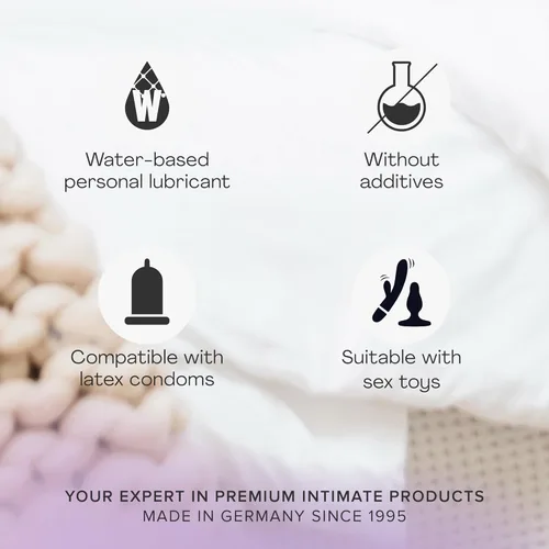 Miniatura 2 de pjur med Sensitive - Lubricante a base de agua, lubricante sexual íntimo prémium para hombres, mujeres y parejas, de larga duración, 3.4 onzas
