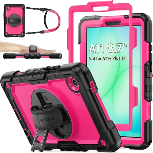Miniatura 28 de SEYMAC stock Funda para Samsung Galaxy Tab A8 de 10.5 pulgadas, funda de protección contra caídas de cuerpo completo con protector de pantalla