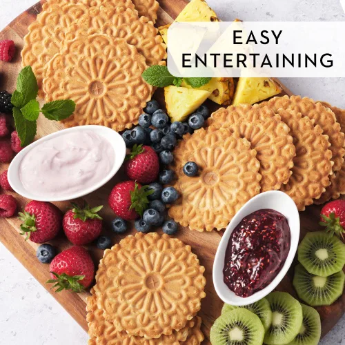 Miniatura 5 de Reko Pizzelle Galleta auténtica estilo italiano, arce, 7 onzas (paquete de 1)