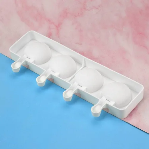 Miniatura 5 de Molde de silicona para paletas de helado, molde de silicona suave y liso para bricolaje, hecho en casa, helado, caramelo, pastel, molde Tipo 19
