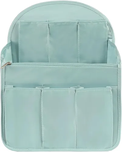 Surblue Organizador de mochila con forro de inserción para colgar mochila de viaje y bolsillo de inserción, divisor de alta capacidad, organizador
