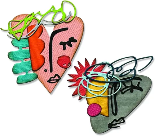 Miniatura 5 de Sizzix Juego de troqueles Thinlits 666280 de Tim Holtz, 43 unidades Multicolor