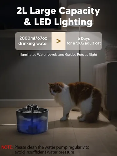 Miniatura 6 de Alimentador automático para gatos y fuente de agua, dispensador de alimentos secos para gatos con temporizador de 4 litros/16 tazas, llamada