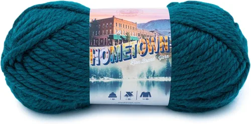 Miniatura 92 de Lion Brand Yarn Hometown - Ovillo de lana súper voluminoso para tejer, ganchillo y manualidades, 1 unidad, Phoenix Azalea
