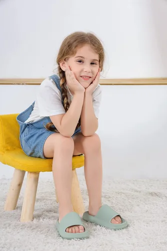 Miniatura 7 de Youecci Sandalias de nube para niños, sandalias de ducha, sandalias de baño, piscina, cómodas pantuflas de suela gruesa, zapatos de playa