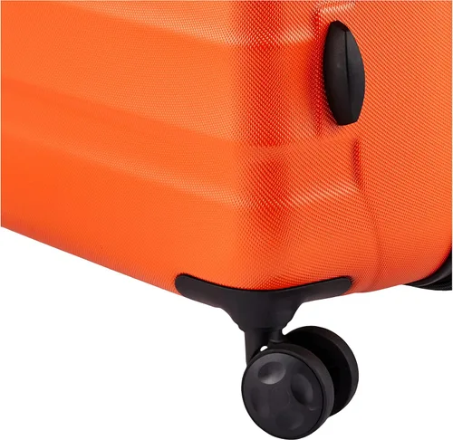 Miniatura 4 de Tienda Basics Maleta rígida giratoria, equipaje de mano expandible con ruedas, Naranja, Spinner