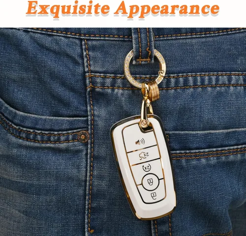 Miniatura 7 de Funda para llavero Ford, funda de TPU suave para llavero, protector para Ford Escape Expedition Explorer Fusion Mustang Ranger F150 F250 F350 F450