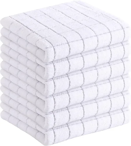 Miniatura 178 de Homaxy Paños de cocina 100% algodón de felpa, toallas de cocina ultra suaves y absorbentes para la cocina, adecuadas para secar y lavar platos