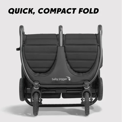 Miniatura 6 de Baby Jogger Carriola doble City Mini GT2 para todo terreno, Color Negro Azabache