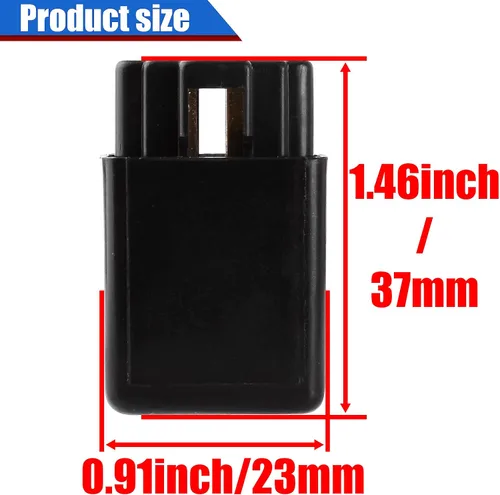 Miniatura 2 de Solenoide de relé de arranque compatible con Yamaha Grizzly Kodiak Moto-4 Raptor Razz Terrapro Trailway Timberwolf V-max Vino Warrior Wolverine
