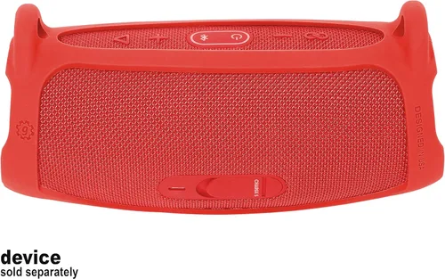 Miniatura 7 de GETGEAR Funda de silicona para JBL Charge 5, altavoz Bluetooth portátil, diseño destacado con más protección, mejor combinación en forma y color Rojo