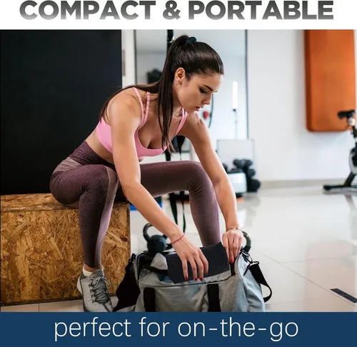 Miniatura 3 de Toallas de microfibra para gimnasio para hacer ejercicio, toallas de yoga de secado rápido para hombres y mujeres, tenis, 16 pulgadas x 27 pulgadas