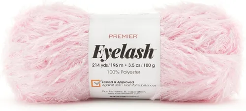 Miniatura 5 de Premier Yarns Hilo de pestañas, hecho de poliéster, hilo voluminoso para ganchillo y tejido, perfecto para juguetes y detalles decorativos, carbón