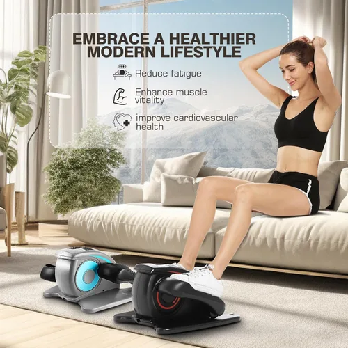 Miniatura 2 de ANCHEER Máquina elíptica para debajo del escritorio, ejercitador de pedal silencioso para personas mayores, oficina y hogar, equipo de entrenamiento