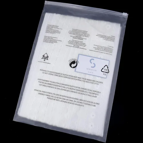 Miniatura 4 de Ribete de encaje de algodón blanco con ojales para costura para manualidades, vestidos, ropa de bebé, bolsa de 4.8 yardas
